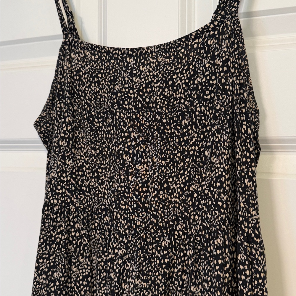 Old Navy Black Print Dress - Picture 2 of 4